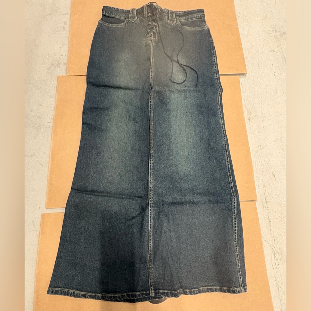 Like New Vintage Garage Long Jean Skirt